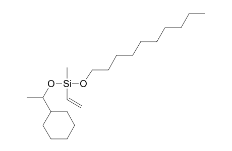 Silane, methylvinyl(1-cyclohexylethoxy)decyloxy-