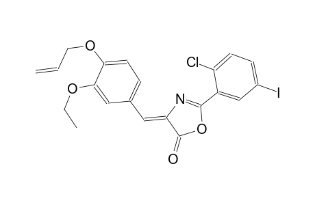 (4Z)-4-[4-(allyloxy)-3-ethoxybenzylidene]-2-(2-chloro-5-iodophenyl)-1,3-oxazol-5(4H)-one