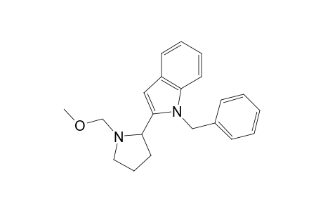 1H-Indole, 2-[1-(methoxymethyl)-2-pyrrolidinyl]-1-(phenylmethyl)-