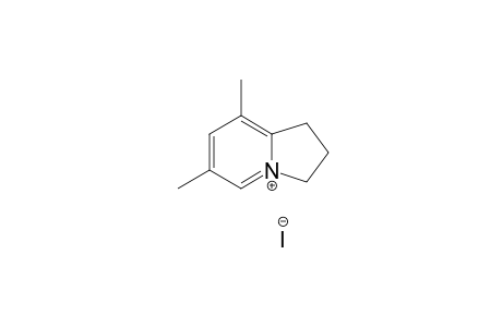 6,8-Dimethyl 2,3-dihydro-1H-indolizinium Iodide