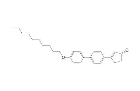 3-(4'-Decyloxybiphenyl)-2-cyclopenten-1-one