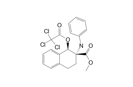 C-2-METHOXYCARBONYL-T-2-PHENYLAMINO-R-1-TRICHLOROACETYLOXY-1,2,3,4-TETRA-HYDRONAPHTHALENE