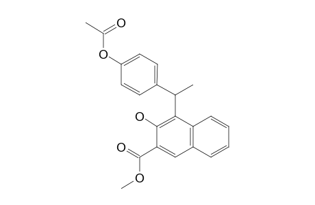 METHYL-4-(1-(4-ACETOXYPHENYL)-ETHYL)-3-HYDROXY-2-NAPHTHOATE
