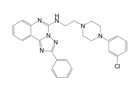 [1,2,4]triazolo[1,5-c]quinazolin-5-amine, N-[2-[4-(3-chlorophenyl)-1-piperazinyl]ethyl]-2-phenyl-