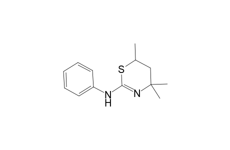 4,4,6-Trimethyl-N-phenyl-5,6-dihydro-4H-1,3-thiazin-2-amine