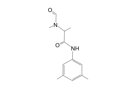 N-Methyl-N-[1-(N'-(3,5-dimethylphenyl)carbamyl)ethyl]formamide