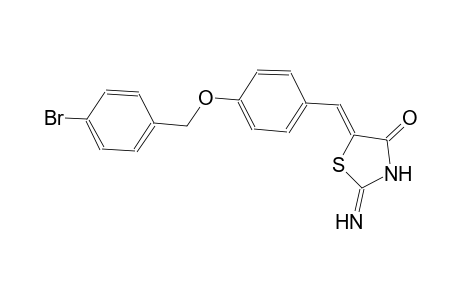 (5Z)-5-{4-[(4-bromobenzyl)oxy]benzylidene}-2-imino-1,3-thiazolidin-4-one