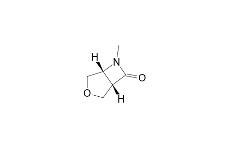 (1S*,5R*)-6-Methyl-3-oxa-6-azabicyclo[3.2.0]heptan-7-one