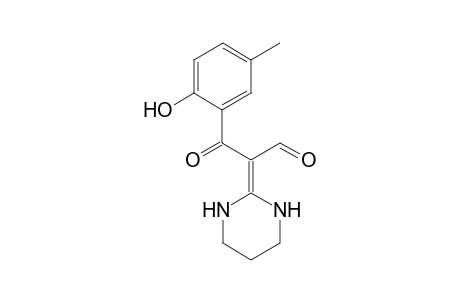 2-(1,3-diazinan-2-ylidene)-3-(2-hydroxy-5-methylphenyl)-3-oxopropanal