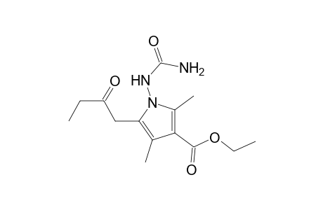 2,4-Dimethyl-5-(2-oxo-butyl)-1-ureido-1H-pyrrole-3-carboxylic acid ethyl ester