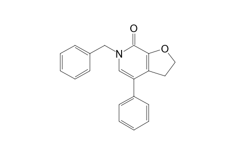 6-Benzyl-2,3-dihydro-4-phenylfuro[2,3-c]pyridin-7(6H)-one