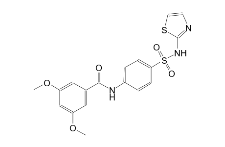 3,5-dimethoxy-N-{4-[(1,3-thiazol-2-ylamino)sulfonyl]phenyl}benzamide