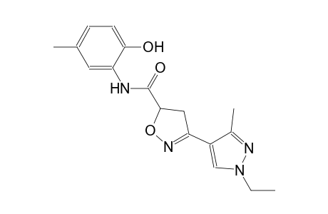 5-isoxazolecarboxamide, 3-(1-ethyl-3-methyl-1H-pyrazol-4-yl)-4,5-dihydro-N-(2-hydroxy-5-methylphenyl)-