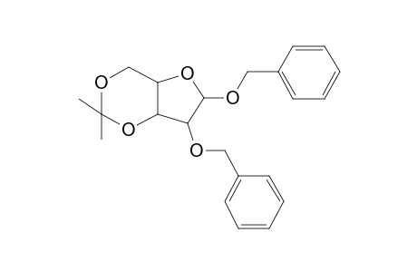 Benzyl 2-O-benzyl-3,5-O-(1-methylethylidene)pentofuranoside