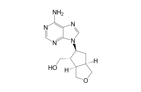 (+-)-(1R*,5R*,6S*,7S*)-[7-(6'-Amino-9'H-purin-9'-yl)-3-oxabicyclo[3.3.0]oct-6-yl]methanol