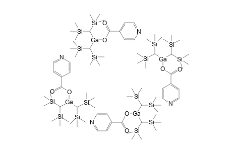 bis(bis(trimethylsilyl)methyl)gallium(III) isonicotinate