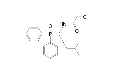 2-chloro-N-[1-(diphenylphosphinyl)-3-methylbutyl]acetamide