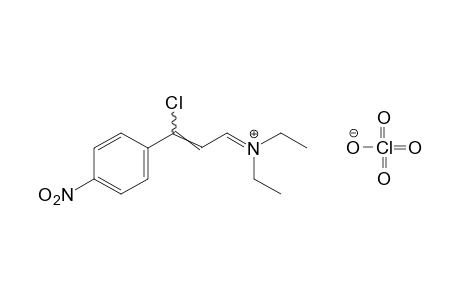 (gamma-chloro-p-nitrocinnamylidene)diethylammonium perchlorate