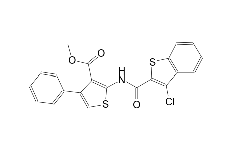 methyl 2-{[(3-chloro-1-benzothien-2-yl)carbonyl]amino}-4-phenyl-3-thiophenecarboxylate