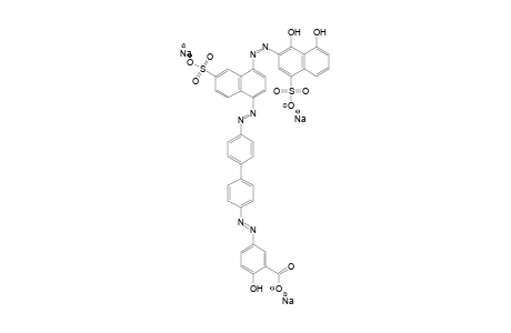 Salicylic acid(1)[-benzidine-](2)1,7-cleveacid->(3)4,5-dihydroxy-1-naphthalinsulfonic acid