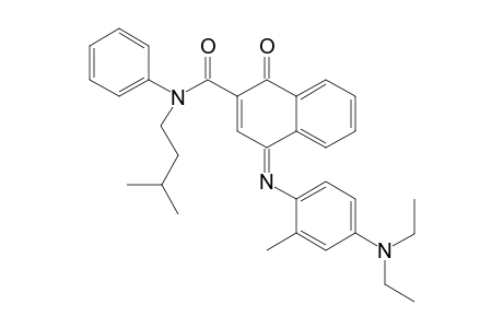 2-Naphthalenecarboxamide, 4-[[4-(diethylamino)-2-methylphenyl]imino]-1,4-dihydro-N-(3-methylbutyl)-1-oxo-N-phenyl-