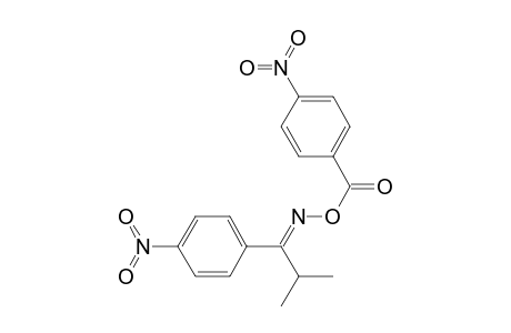 1-Propanone, 2-methyl-1-(4-nitrophenyl)-, O-(4-nitrobenzoyl)oxime, (E)-