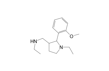 1H-Pyrrole-3-methanamine, N,1-diethyltetrahydro-2-(2-methoxyphenyl)-