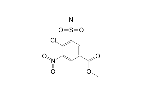 3-(AMINOSULFONYL)-4-CHLORO-5-NITROBENZOIC-ACID-METHYLESTER