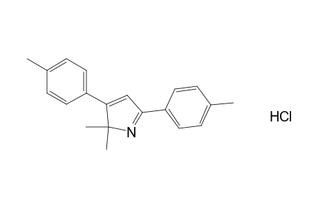 2,2-Dimethyl-3,5-di(p-tolyl)-2H-pyrrole hydrochloride