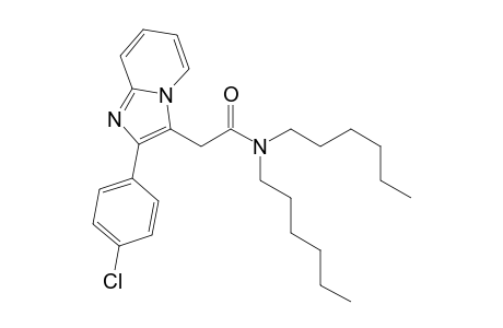 N,N-Di-n-hexy-[2-(4-chlorophenyl)imidazo[1,2-a]pyridin-3-yl]acetamide