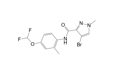 4-bromo-N-[4-(difluoromethoxy)-2-methylphenyl]-1-methyl-1H-pyrazole-3-carboxamide