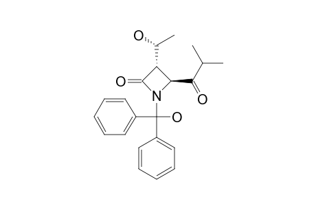 (1'R,3S,4S)-1-DIPHENYLHYDROXYMETHYL-3-(1-HYDROXYETHYL)-4-(ISOPROPYLCARBONYL)-AZETIDIN-2-ONE