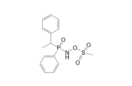 N-[Phenyl(1-phenylethyl)phosphinoyl]-O-methylsulfonylhydroxylamine