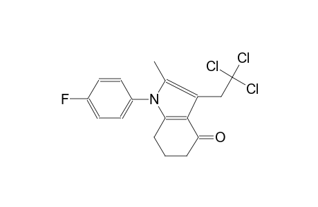 1-(4-Fluoro-phenyl)-2-methyl-3-(2,2,2-trichloro-ethyl)-1,5,6,7-tetrahydro-indol-4-one