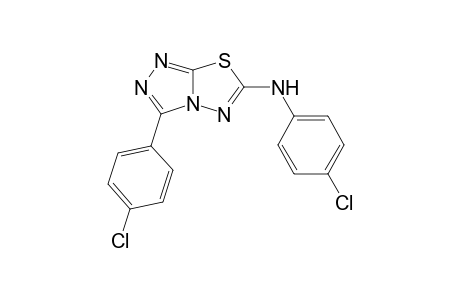 3-(4-Chlorophenyl)-6-(4-chlorophenyl)amino-1,2,4-triazolo[3,4-b]1,3,4-thiadiazole