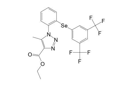 Ethyl 1-(2-(3,5-bis(trifluoromethyl)phenylselanyl)phenyl)-5-methyl-1H-1,2,3-triazole-4-carboxylate