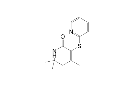 4,6,6-trimethyl-3-(2-pyridinylsulfanyl)-5,6-dihydro-2(1H)-pyridinone