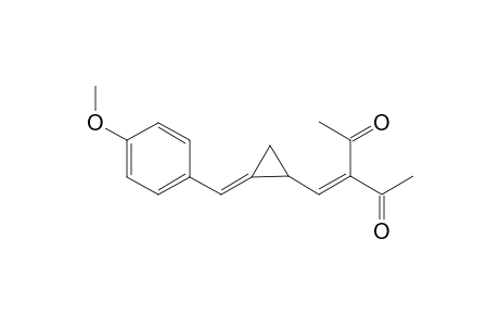 (E)-3-((2-(4-methoxybenzylidene)cyclopropyl)methylene)pentane-2,4-dione