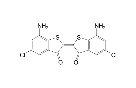 Benzo[b]thiophen-3(2H)-one, 7-amino-2-(7-amino-5-chloro-3-oxobenzo[b]thien-2(3H)-ylidene)-5-chloro-
