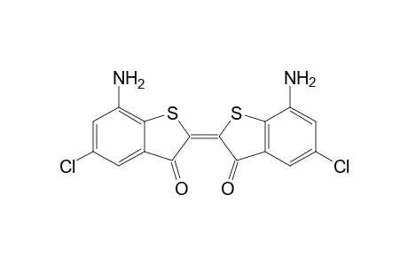 Benzo[b]thiophen-3(2H)-one, 7-amino-2-(7-amino-5-chloro-3-oxobenzo[b]thien-2(3H)-ylidene)-5-chloro-