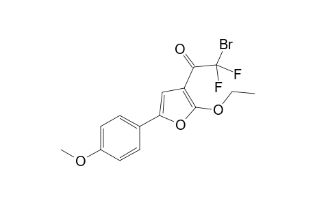 2-Bromo-1-(2-ethoxy-5-(4-methoxyphenyl)furan-3-yl)-2,2-difluoroethanone
