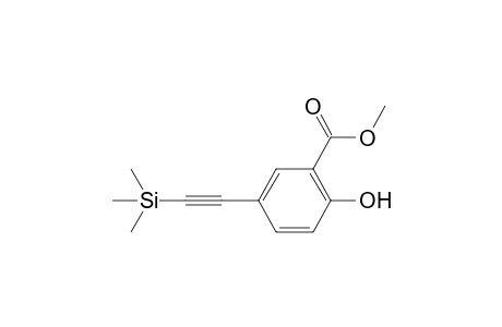 Methyl 2-hydroxy-5-(trimethylsilylethynyl)silicylate