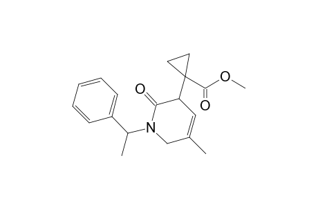 1-(Carbomethoxy)-1-[5-methyl-N-(1-phenylethyl)-2-oxodihydropyridin-3-yl]cyclopropyl