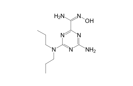 1,3,5-Triazine-2-carboximidamide, 4-amino-6-(dipropylamino)-N'-hydroxy-