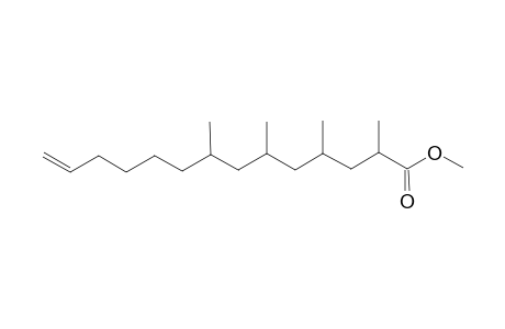 13-Tetradecenoic acid, 2,4,6,8-tetramethyl-, methyl ester, (all-R)-(-)-