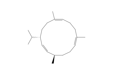 1,5,10-Cyclotetradecatriene, 1,5,9-trimethyl-12-(1-methylethyl)-, [9R-(1E,5E,9R*,10E,12S*)]-