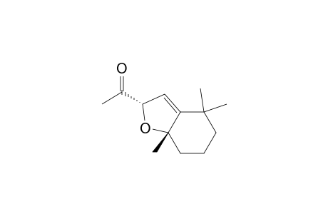 Ethanone, 1-(2,4,5,6,7,7a-hexahydro-4,4,7a-trimethyl-2-benzofuranyl)-, trans-