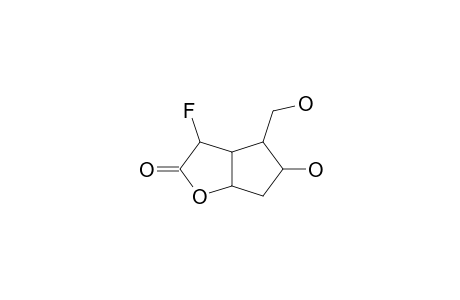 4-FLUORO-2-OXA-6-(HYDROXYMETHYL)-7-ENDO-HYDROXY-CIS-BICYCLO-[3.3.0]-OCTAN-3-ONE