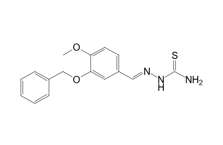 (E)-2-(3-(benzyloxy)-4-methoxybenzylidene)hydrazinecarbothioamide