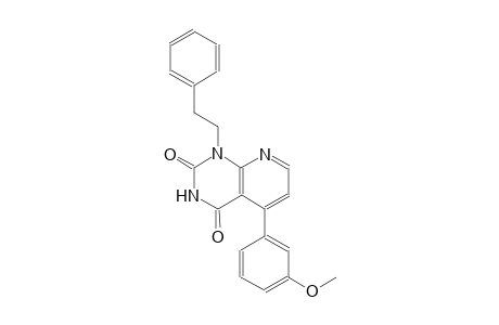 pyrido[2,3-d]pyrimidine-2,4(1H,3H)-dione, 5-(3-methoxyphenyl)-1-(2-phenylethyl)-